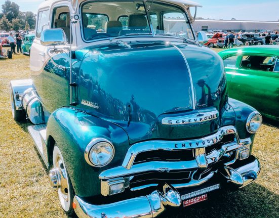 Chevrolet truck at carshow